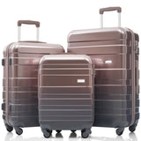 Luggage Sets New Model ABS Hardshell 3pcs Clearance Luggage Hardside Lightweight Durable Suitcase N726P203164G