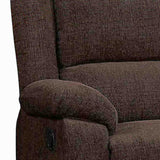 Brown Pillow Top Arms Glider Recliner B062P184512