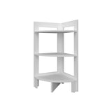 Gisela Corner Shelf With Three Shelves,White B128P237170