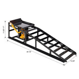 Auto Car Truck Service Ramps Lifts with Pedal, Garage Car Lift Ramps 5 Ton,Automotive W465P265966