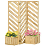 ZUN Wooden Planter Box 36198049