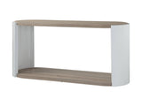 Zoma Oak & White High Gloss Finish Sofa Table B2726P265749