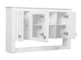 35inch Bathroom Wall Cabinet with Mirror, Wall Mounted Medicine Cabinet with Open Shelf, Mirrored N710P415335K