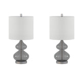 Ellipse Curved Glass Table Lamp, Set of 2 B03594972