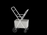 Self-pickup is not supported.Extra Jumbo Shopping Cart,2 Layers Grocery Cart on Wheels, Foldable 01859311