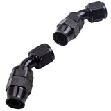 -10AN 20 Feet Stainless Steel PTFE Fuel Line AN10 Fitting Swivel Hose Kit Black 20717951
