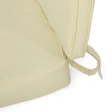 CAROLINA LOVESEAT CUSHION SET, BACK CUSHION AND SEAT CUSHION, CREAM, SET OF 1 N775P270133C