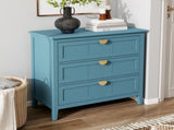 3 Drawer Cabinet, American Furniture,Suitable for bedroom, living room, study W688115101