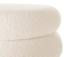 Boucle Cloud Storage Ottoman, Cream 44941364