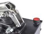Double Acting Hydraulic Hand Pump, 3600 PSI & 1.5 CID, Hand Operated Hydraulic Pump with 5 Quart 45183422