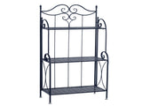Metal Foldable 3-Tier Plant & Home Dcor Display Stand Rack / Book Shelf 04893666