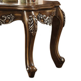 Antique Oak End Table with Queen Anne Legs B062P209097