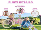 Steel Frame,Multiple Colors, for 10Years Old Girls Bike,24 inch wheel W1019P352663