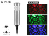 Solar Garden Stake Lights, IP44 WeatherResistant ColorChanging Outdoor Lamp, Amorphous Silicon 59301380