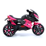 ZUN Kids Motorcycle Ride-On Motorcycle 3-Wheels Battery Powered Motorbike Rechargeable 12 V kids ride on W1760P252033