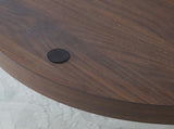 Modern and practical double-layer round table. Glass table top, wood MDF table legs. Suitable for W1117P272167
