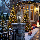 Outdoor Post Lights Lamp Post Light Fixture, Waterproof Aluminum Housing with Glass, Fence Post Deck W2714P218506