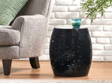 12" Accent Side Table, Cylindrical Design End Table for Living Room, Family Room, or Entryway, 06358658