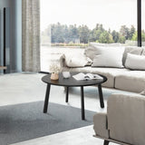 Patio Coffee Table, Metal Steel Outdoor Round Table, Weather Resistant Steel Side Table for 18230579