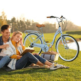 7 Speed, Steel Frame, Multiple Colors 24 Inch Ladies Bicycle W1019P165865
