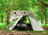 Pole-Free Rainproof Indian Teepee Pyramid Camping Tent 89992100