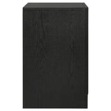Black 2-drawer Nightstand with Hidden Jewelry Tray B062P145652