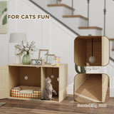 ZUN Cat Litter Box、Cat Litter Box Enclosure 45120031