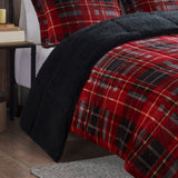 Full/Queen Plush to Sherpa Down Alternative Comforter Set B035100502