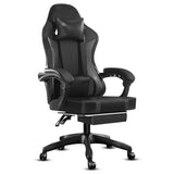 Video Game Chairs for Adults, PU Leather Gaming Chair with Footrest, 360&degSwivel Adjustable Lumbar 14800576