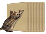24 x 16 Inch Natural 6-Piece Cat Scratching Mats, Sisal Material Anti-Slip Latex Backing Furniture 45802917