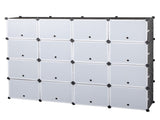 8-Tier Portable 64 Pair Shoe Rack Organizer 32 Grids Tower Shelf Storage Cabinet Stand Expandable 65115046