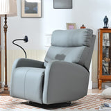 ZUN Swivel Rocker Recliner Chair,360 Degree Nursery Rocking Chair,Glider Chair,Modern Small Rocking W1028P251470