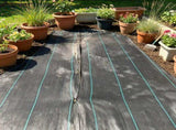 4 x 100FT Weed Barrier Landscape Fabric, Heavy Duty Woven PP Weed Control Fabric, Geotextile Ground 97202665
