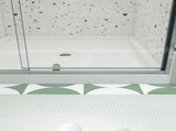 38-42" W x 71" H Piovt Swing Glass Shower Door,Pivot Frame Sliding Shower Door with 1/4" Clear W2122P199014