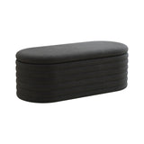 Storage Teddy Ottoman Bench Upholstered Fabric Storage Bench End of Bed Stool with Safety Hinge for W2336P251245