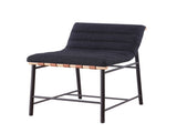 Lahni 17.75" Black Boucle Fabric Counter Height Chair B061P160684