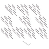 50Pcs 3/16 Inch T316 Stainless Steel Cable Railing Hardware System Kit with Allen Key 58947190