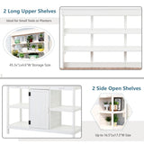 TOPMAX 66" Large Outdoor Farmhouse Wooden Potting Bench Table, Garden Workstation with 2 Drawers, WF300211AAK