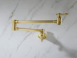 Wall Mount Folding Kitchen Pot Filler Faucet W2287142932