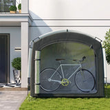 Black Bike Storage Shed Tent for 3-4 Bicycles 60961106