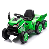 ZUN 12V Kids Ride On Electric Tractor Black Knight,Kids Ride On Toy.2WD,Non-skid tires, steering wheel, W1396P172853