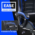 ZUN Gaming Computer Chair with Wheels, Adjustable Height Pu Leather Gamer Chair Office Desk 00390167