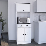 Tampa Kitchen Pantry with Drawer and 2 Cabinets B070P173169