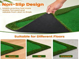 Real Roll Golf Putting Mat 10ft x 3.5ft, Non-Slip Indoor Outdoor Practice Green Turf with Hole Cups 13583183