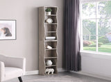 8-layer adjustable shelf ultra-thin bookshelf with a wavy border design, which is more aesthetically W487P339354