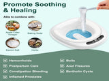 Electric Sitz Bath for Women Postpartum Care & Men Prostate Care, Dual Spraying Nozzles 3-Level 77866437