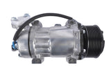 AC Compressor 8 Grooves 12V Fits for International Truck 3808548C1 3808548C2 3808548C3 SD7H15E 19820254