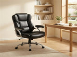 Ergonomic Executive Office Chair with Contoured Backrest, Adjustable Height & Recline for Home 49691928