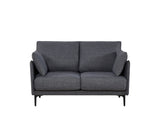2 Seater Sofa For Primary Living Space , Bed Room, Office, 2 Pillows,Metel Legs W820P224385