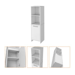 ZUN Danforth Pantry Cabinet, Single Door Cabinet, Four Shelves B128P148905